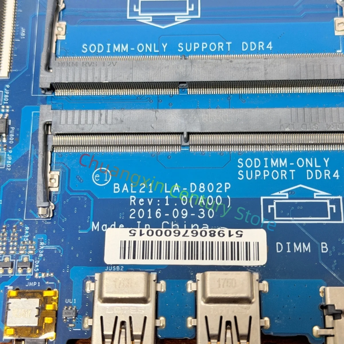 Suitable for Dell Inspiron 15 5567 17 5767 Laptop Motherboard BAL21 LA-D802P with I3 I5 I7 CPU 100% Tested Fully Work