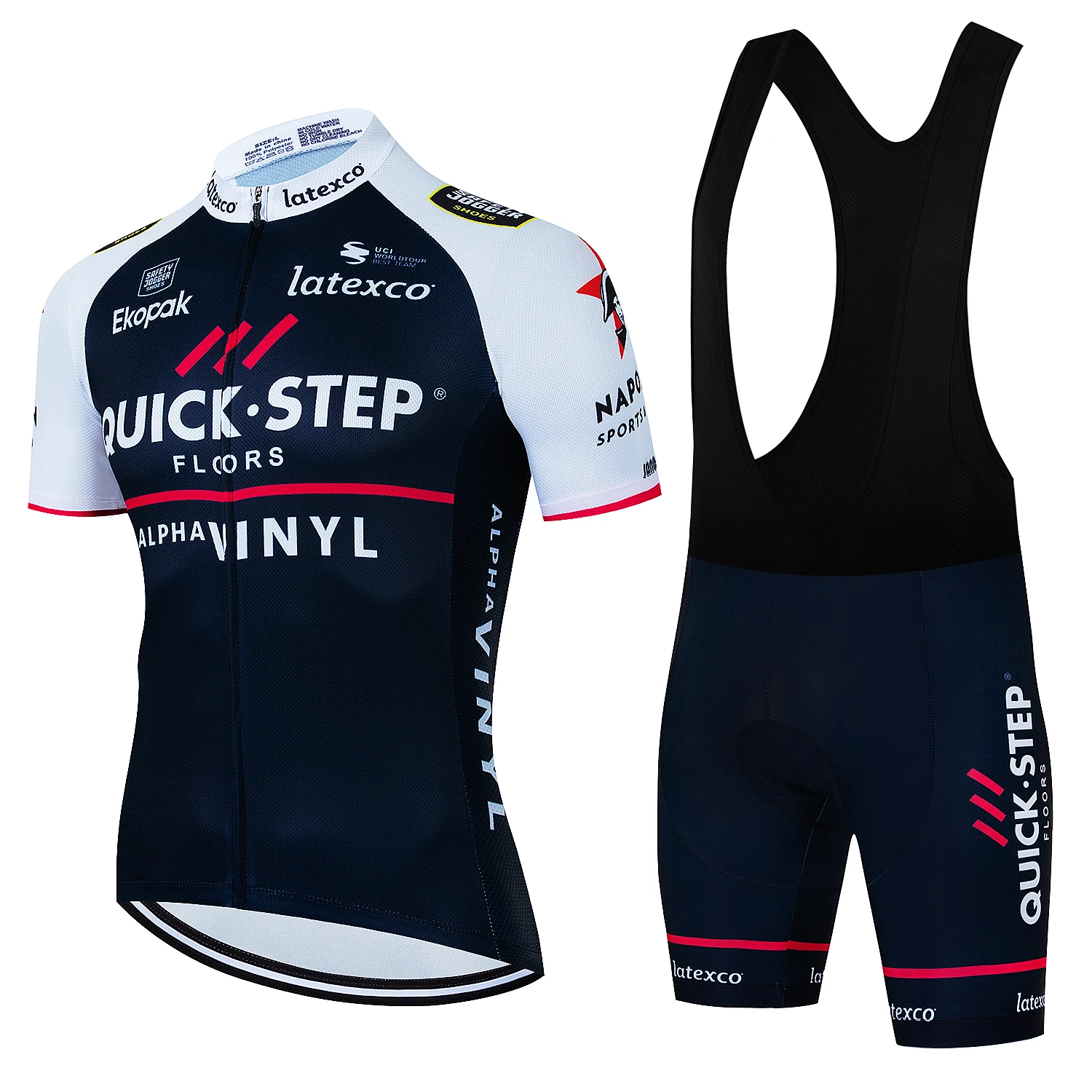 2024 NEW Jersey Set QUICK STEP Men MTB Uniform Bike Cycling Clothing Summer Breathable Bicycle Shirt Ropa Maillot Ciclismo