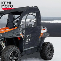 Zipper Soft Doors UTV Cab Enclosure Upper Doors for CFMOTO ZForce 800 EX/Trail 2014-2018 ZForce 500 2016-2022 ZForce 1000 2017