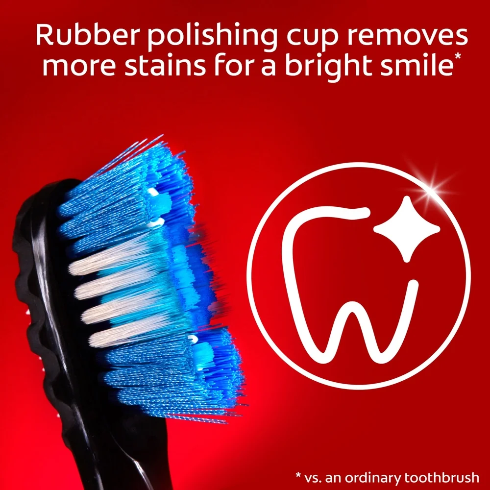 فرشاة أسنان سونيك تعمل بالبطارية، كوب تلميع مطاطي، أوضاع عادية حساسة، مؤقت رأس قابل للاستبدال للبالغين