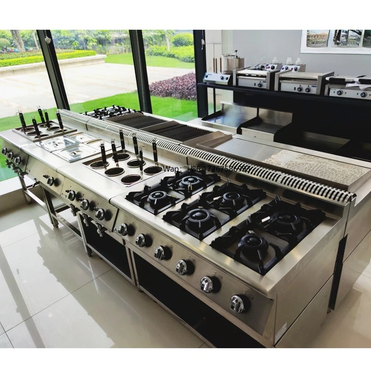 Professional Modular Commercial Heavy Duty Kitchen Equipment Stainless Steel Kitchen Fabrication Customizable Restaurant