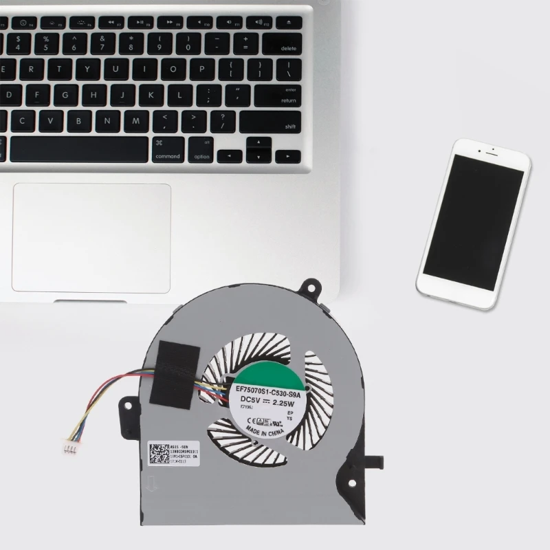 พัดลมฮีทซิงค์สำหรับ Rog Strix GL502 หม้อน้ำ CPU บาง-แล็ปท็อปโน้ตบุ๊ค Cooling