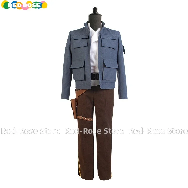 

Han Solo Cosplay Adult Jacket Uniform Halloween Costume Full Set