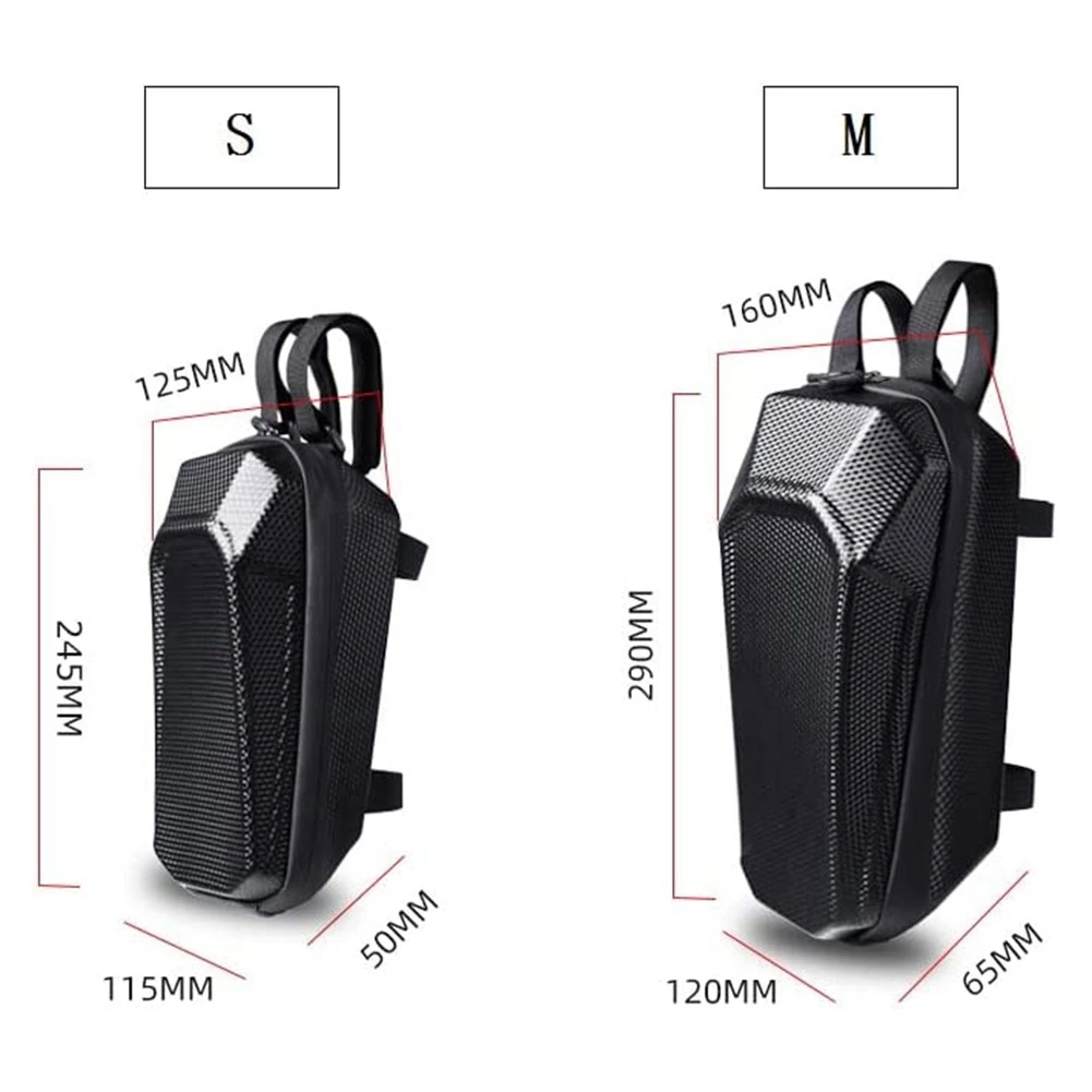 Opbergtas voor scooter met grote capaciteit, scootertas, universele EVA waterdichte scooterstuurtas, klein