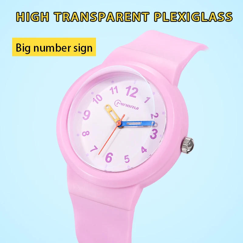 

AL-69Простые, модные, водонепроницаемые кварцевые часы для мальчиков и девочек, часы для учащихся начальной и средней школы, мужские часы