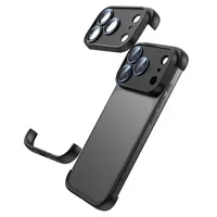 Frameless Silicone Bumper with Lens Protector Case for IPhone 17 Pro Max 14 13 12 15 16 Pro Max 17Air 16Pro IPones Corner Cover