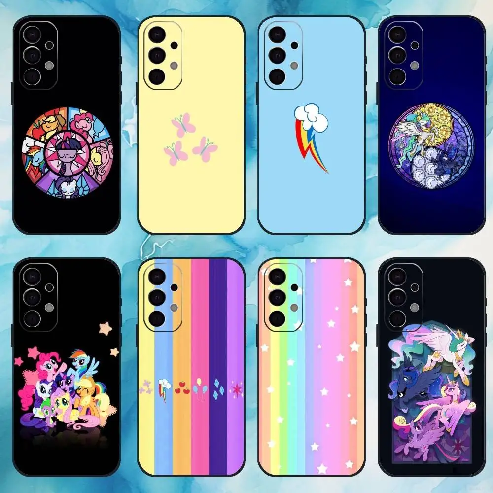 

Anime My Littles Ponys Phone Case For Samsung Galaxy A73,A72,A71,A70,A53,A52,A51,Others Soft Black Cover