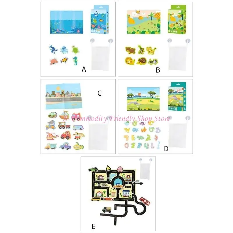 

85AE Baby Bath Toy EVA Bathtub Water Toy Baby Bath Foam Toy for Kids Boy Girls