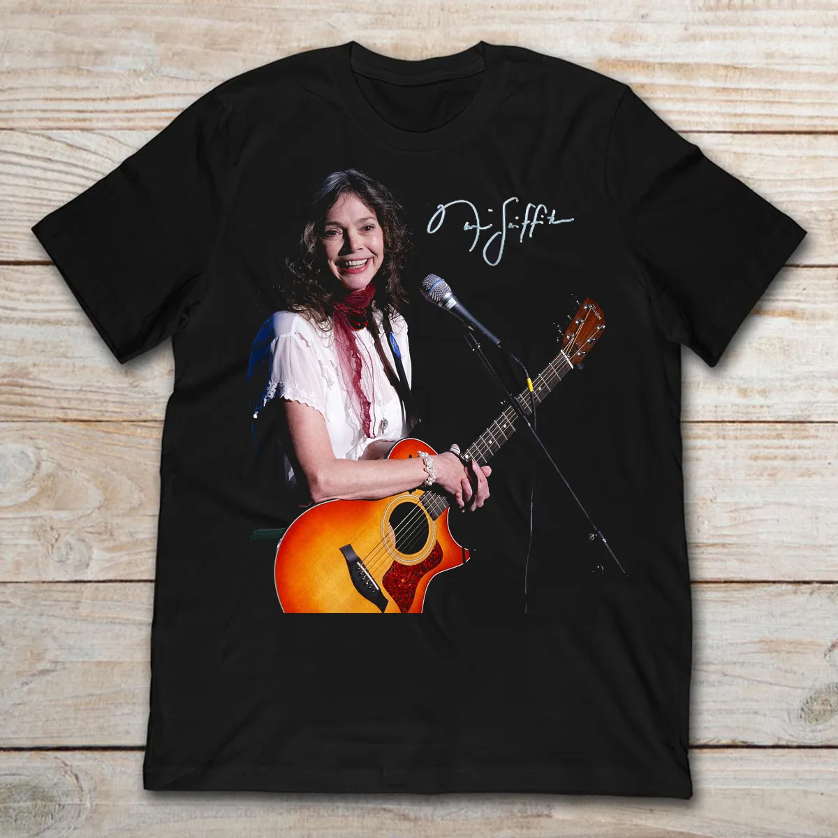 Signature In Live Tour Nanci Griffith Shirt Classic Black Unisex S-5XL NE1792