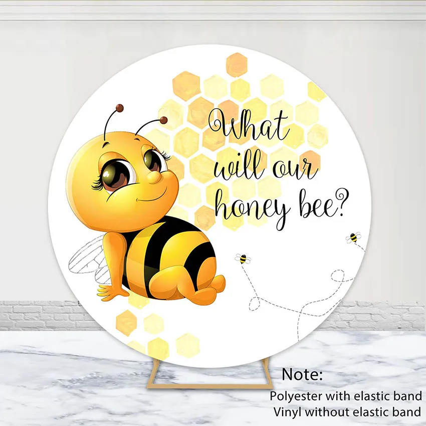 

Mehofond Photography Background What Will Our Honey Bee Sweet One Child Birthday Party Baby Shower Decor Backdrop Photo Studio