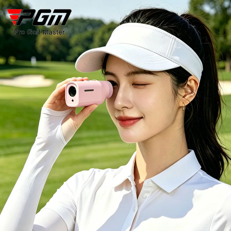 PGM Golf Rangefinder Men Women Mini Pocket Version Slope Compensation High Precision Magnetic Distance Finder JQ023