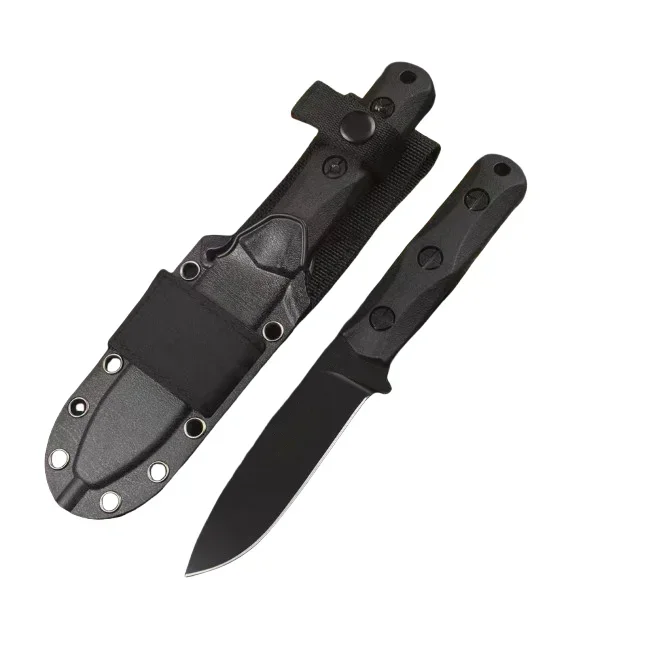 Paodin EK51 cuchillo de hoja fija recta 1095 mango de grivory de acero rico en carbono herramienta táctica de supervivencia EDC cuchillos de caza para acampar