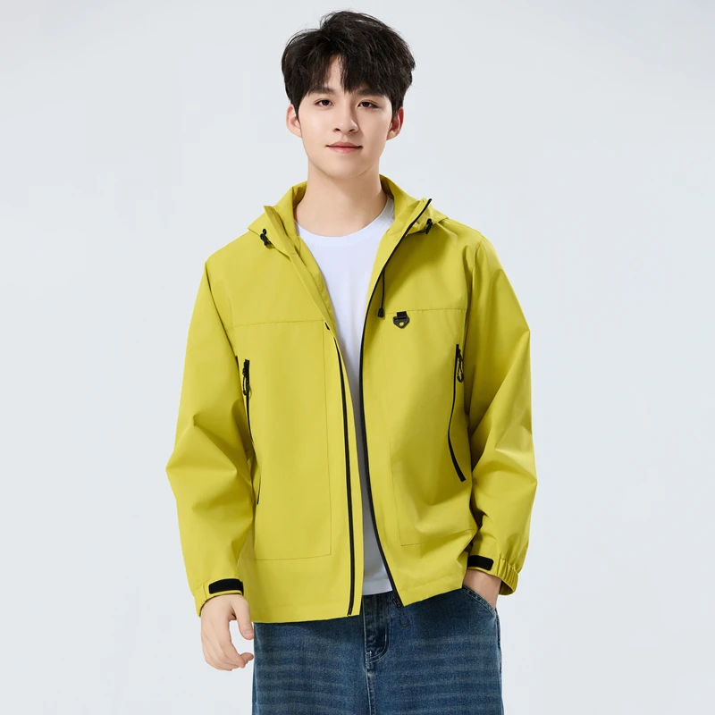 

Мужской плащ, мужские куртки, осень 2022, американский стиль, цветные блоки, уличная графеновая ветровка из софтшелла, повседневная одежда для пар