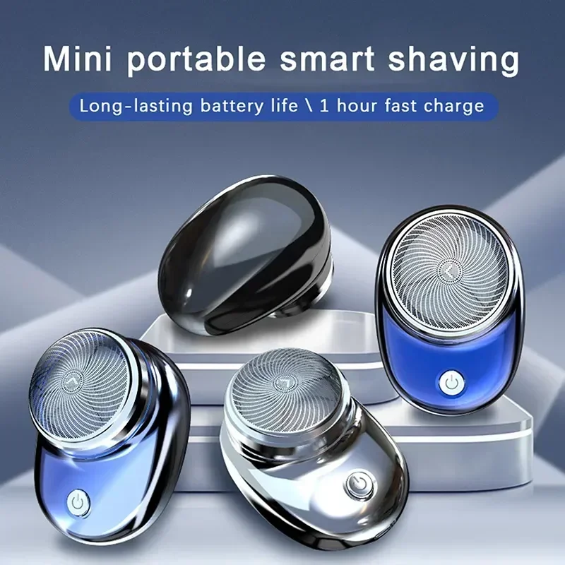 Electric Shaver Portable Razor Travel Attire Wet And Dry Men USB Rechargeable Shaver Charging Simple Washable Mini Shave