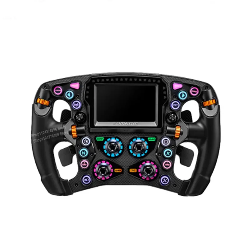 

Simagic Zeus Formula 280mm Carbon Fiber Steering Wheel 4 Inch Dashboard For Simulated Racing Game