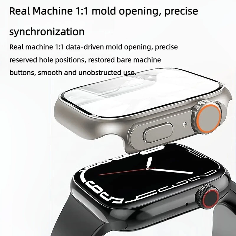 Instant ultra watch case suitable for Apple iWatchs10 watch case modification PC case film integrated s8 protective case