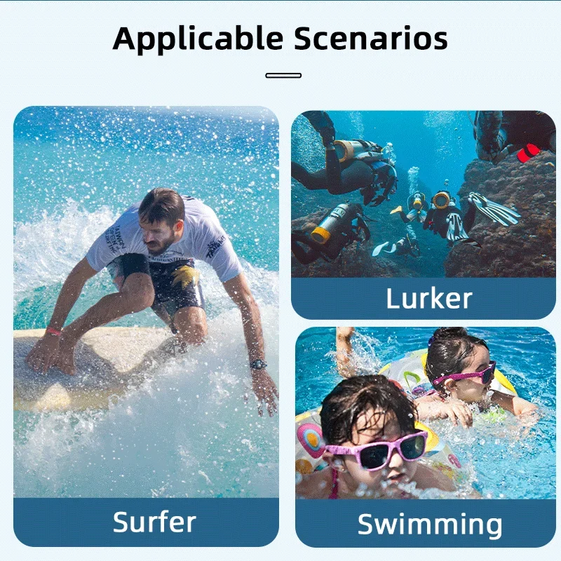 Brdrc-dji osmoアクション4用防水ケース,ダイビング保護ハウジング,水中アダプター,60m