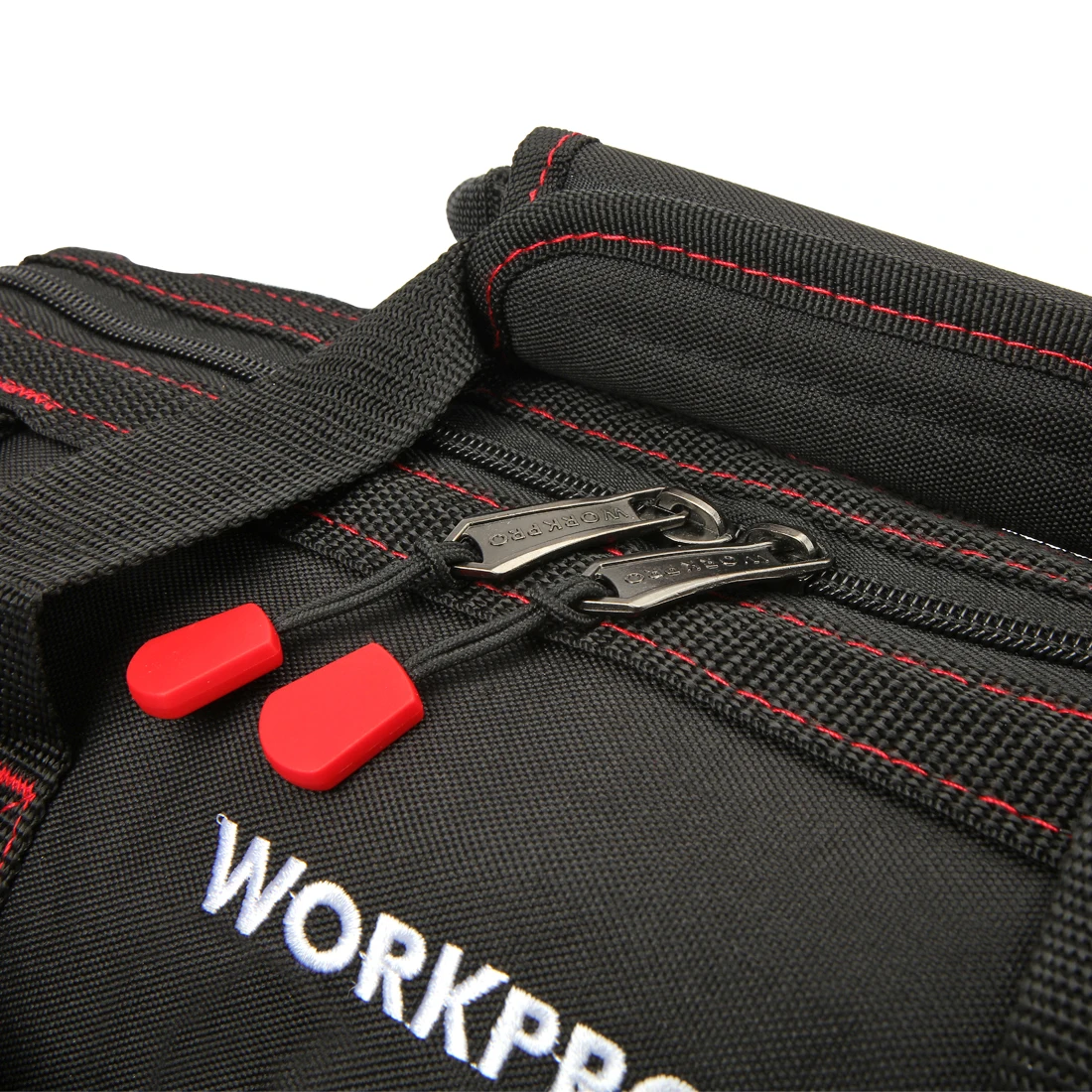 Imagem -04 - Workpro 14 Polegadas Fechar Topo Boca Larga Ferramenta de Armazenamento Bolsa Multi-bolso Ferramenta Organizador com Alça de Ombro Ajustável