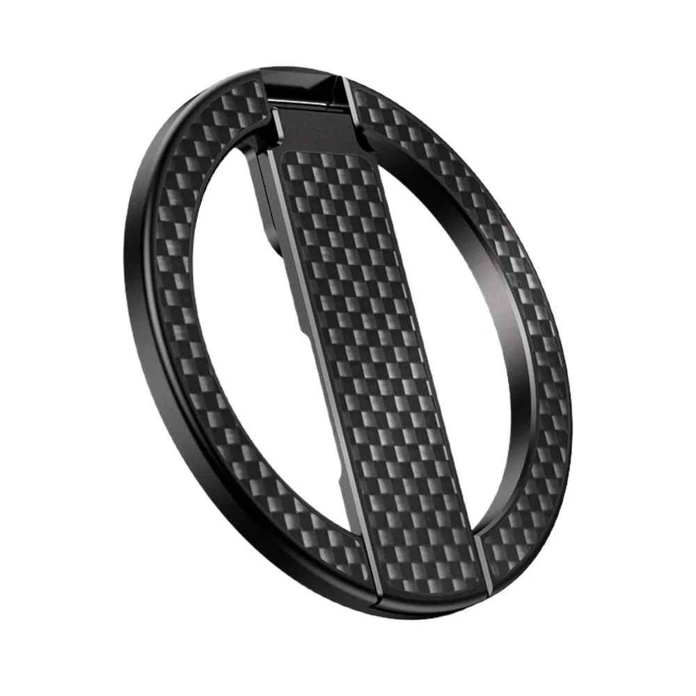 

New Alloy Magnetic Suction Bracket Adjustable Magnetic Design Phone Holder Suction Feature Kevlar Ring Universal