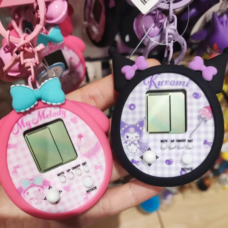 Sanrio tamagotchi uni capa protetora inteligente capa de silicone kuromi minha melodia cinnamoroll pingente de desenho animado presentes de