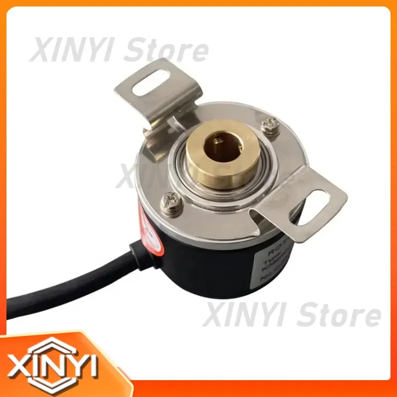 for K38 High Quality Solid Shaft Encoder 5V 1000 PPR 30mm Incremental Hollow Rotary Encoder
