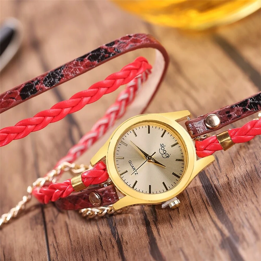 2023 Luxury Watches Women\'s Sexy Snake Pattern Circled Bracelet Watch Woven Twist Trend Watch Alloy Quartz Watch for Women reloj