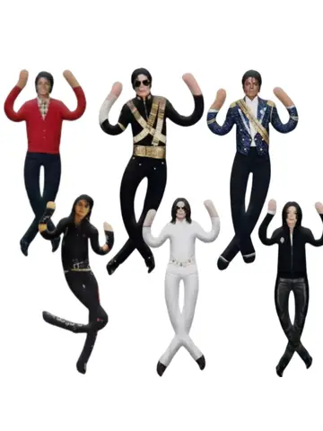 Michael Jackson Plush Stuffed Cosplay Doll, Abstract Movable Figure for Home Decor, Collectible Ornament & Creative Present for