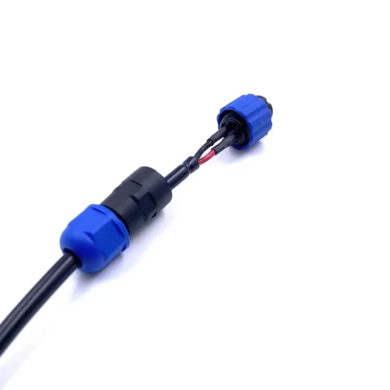 

250v Volt Male Female 2pin to 9pin Wire Waterproof Power Connectors for Light
