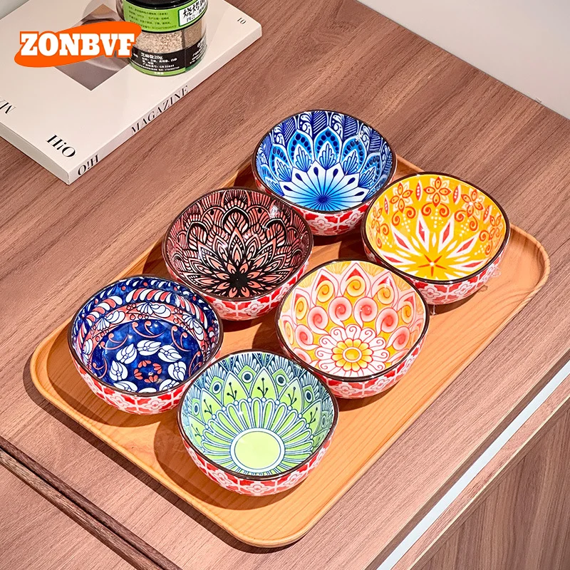 

Набор из 6 японских мини-керамических чаш для соуса, закусок, фруктов и десертов (для барбекю, сашими, суши)