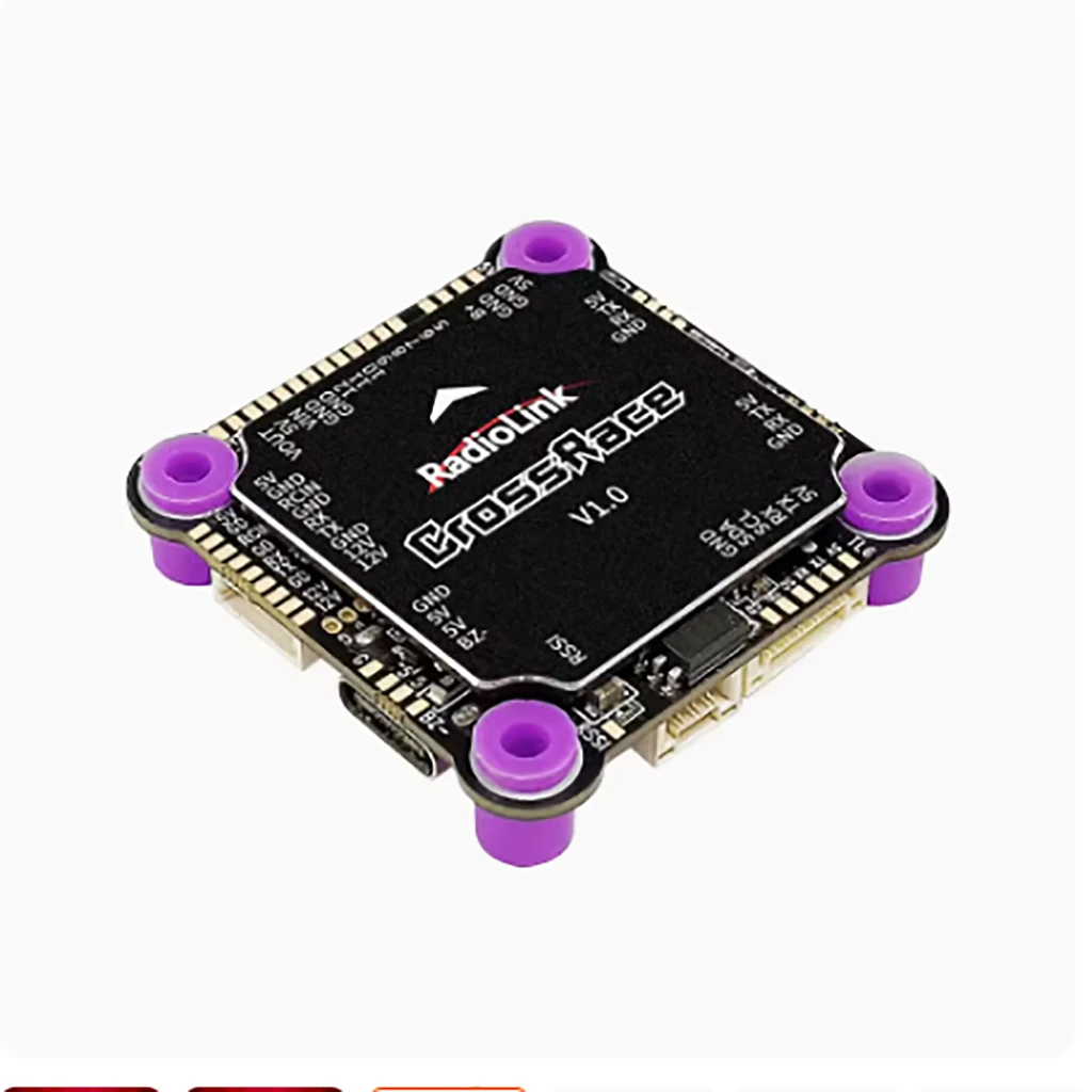 

Radiolink CrossRace Flight Controller 12CH Output OSD Integrated 4-in-1 ESC Plug-and-play 2-8 Axis Multirotor Drone