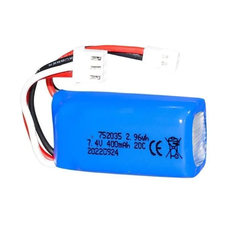 for DM007 Quad Axis Aerial Camera Drone 7.4V 400mAh Lithium Battery 20C 752035 Accessories