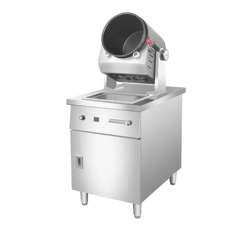 Restaurant Kitchen Automatic Stir Fry Robot Cooker Commercial Electric Induction Gas Wok Machine Food Cooking Equipment