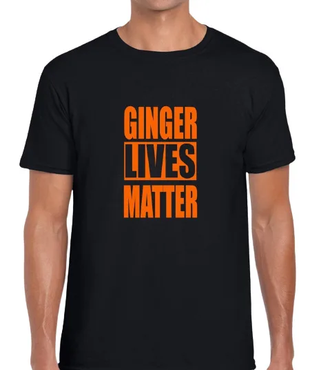 Ginger Lives Matter Mens T Shirt Funny Joke Slogan Parody Humour Head Ins