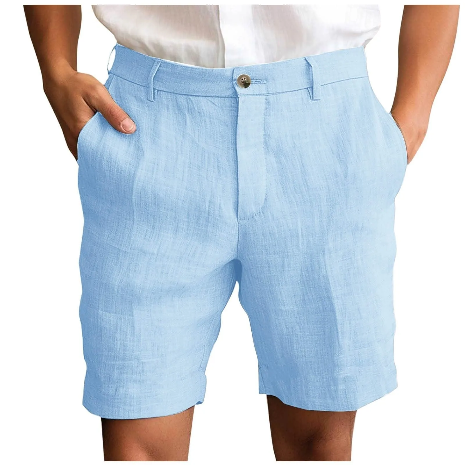 Thumbnail 4 - #34 Cotton Linen Summer Shorts Sale