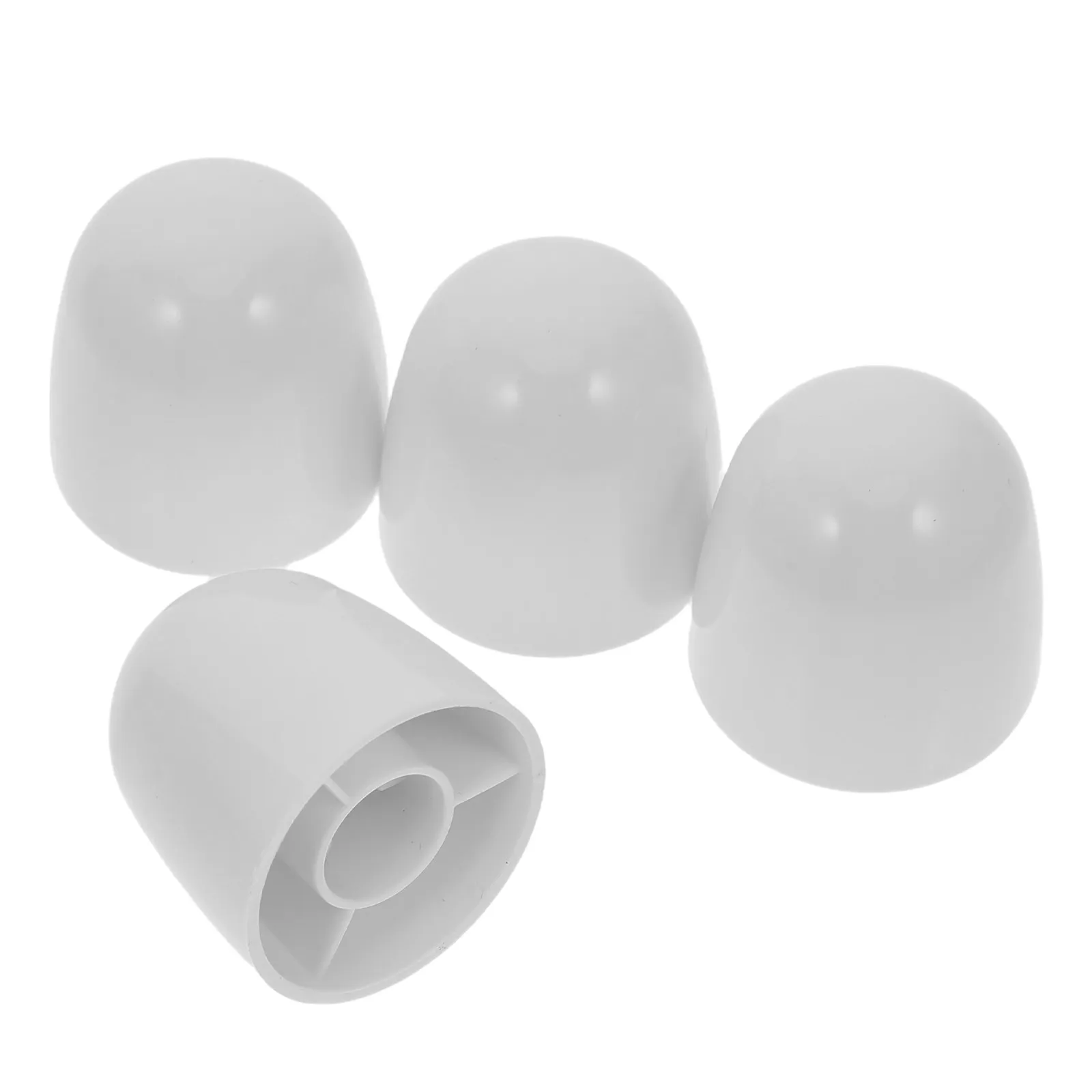4Pcs Universal Toilet Bolt Cover Caps Floor Bolt Concealers for Toilet Base Decorative Bathroom Accessory Easy Installation No