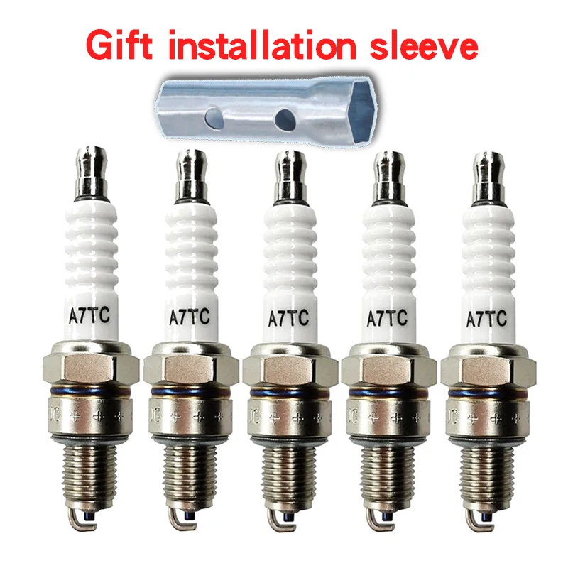 A7TC/MCR7HSA Spark Plug for Yamaha Suzuki Motorcycle Scooter  GY6 50/70/90cc 110cc 125cc 150 off-road vehicle scooter Accessories