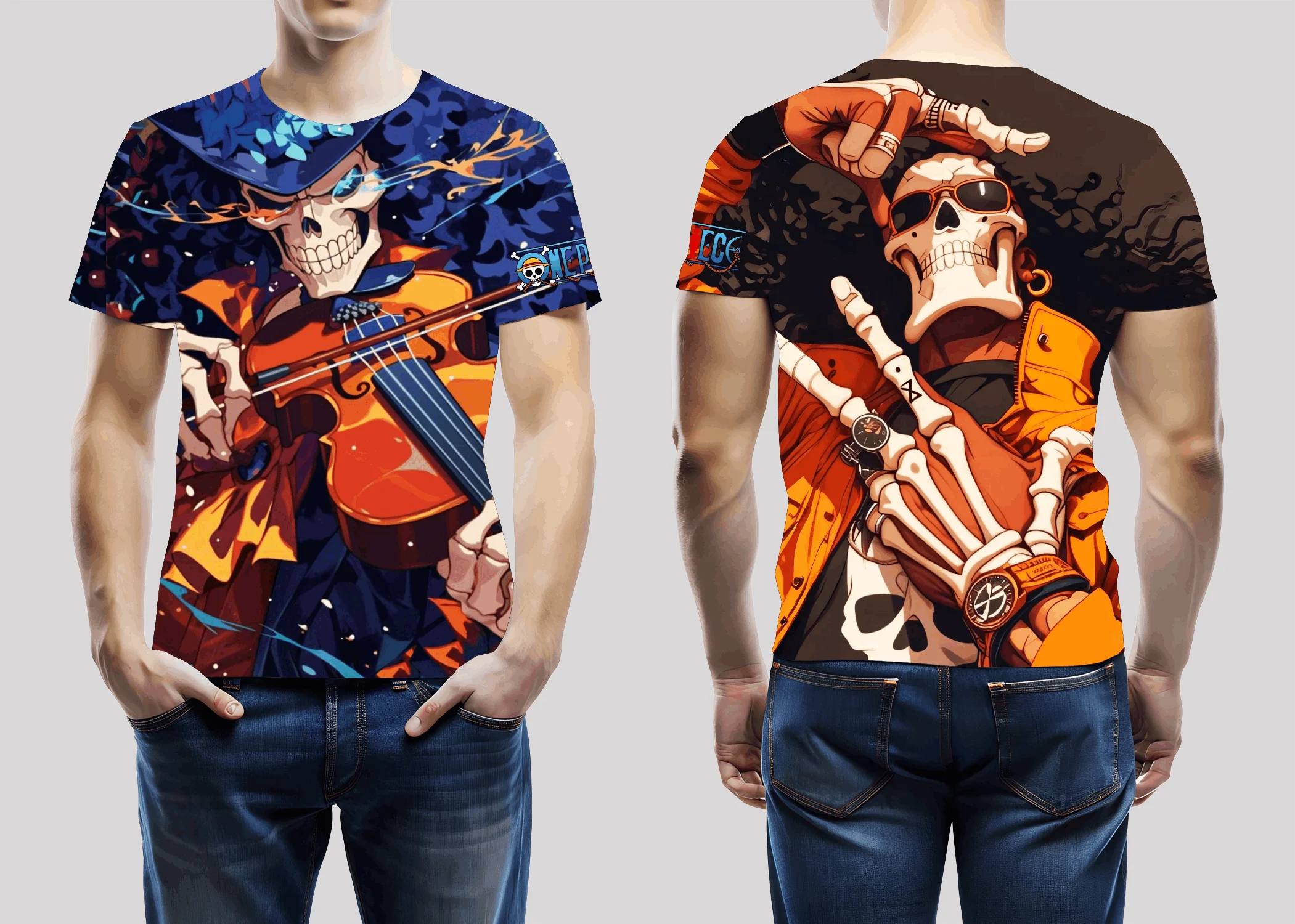 

Top One Piece Anime Luffy Zoro Chopper Franky Brook 3D Print Cosplay T-Shirt Fashion Casual Boy Girl Unisex Kid Sports Clothing