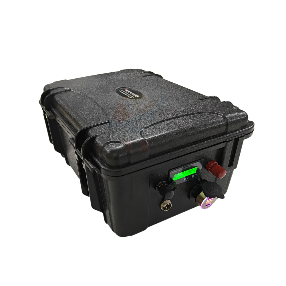 LiFePo4 24V 50Ah 60Ah 80Ah 100Ah 120Ah 150Ah lithium battery with BMS for thruster solar fishing boat Solar System RV