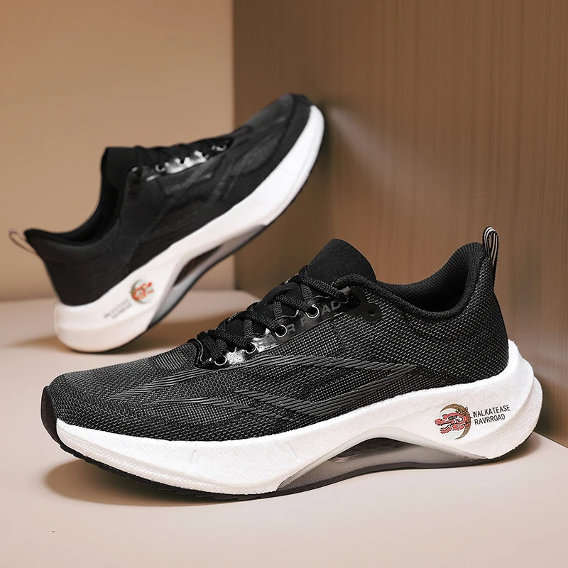 

Fashion Men's and Women's Sports Running Shoes New Casual Breathable Mesh Carbon Plate Non-slip Wear-resistant Men's Sneakers