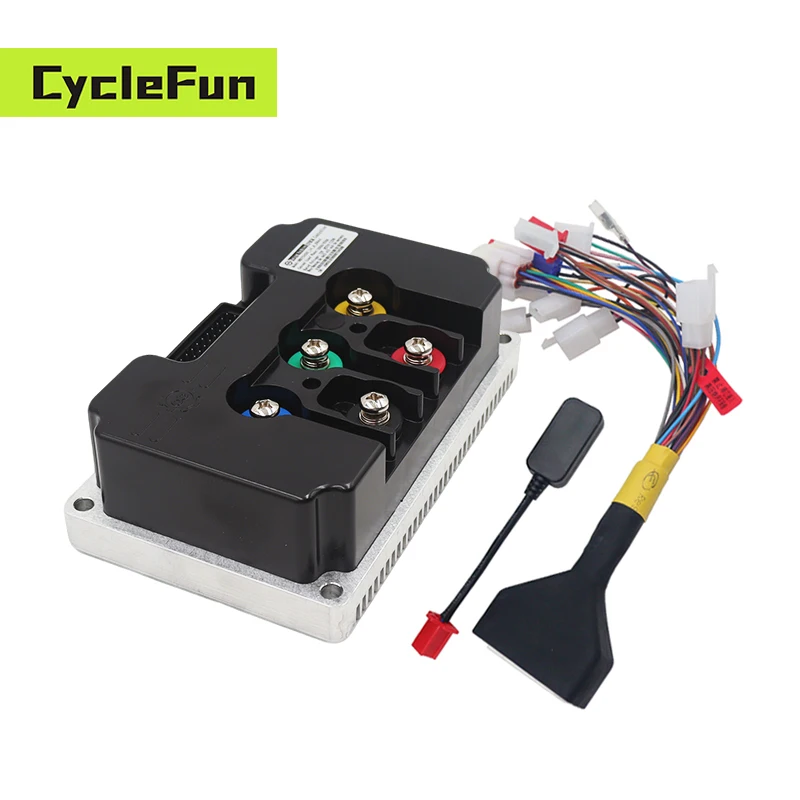 Powerful FarDriver ND72680/ND72450 V2 Sine Wave Controller With DKD Display And T08 Throttle For Electric Motorcycles Scooter