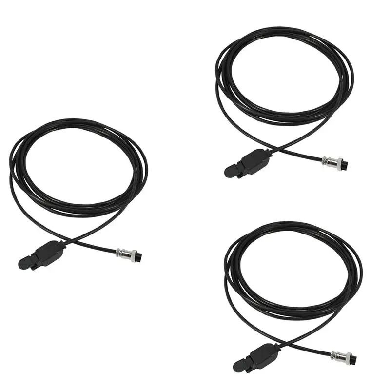 ~Latest Model 3Set 4M Length K-01 Torch Micro-Switch Trigger With Wire Line Aviation Plug Fitting For TIG Plasma Cutting Welding