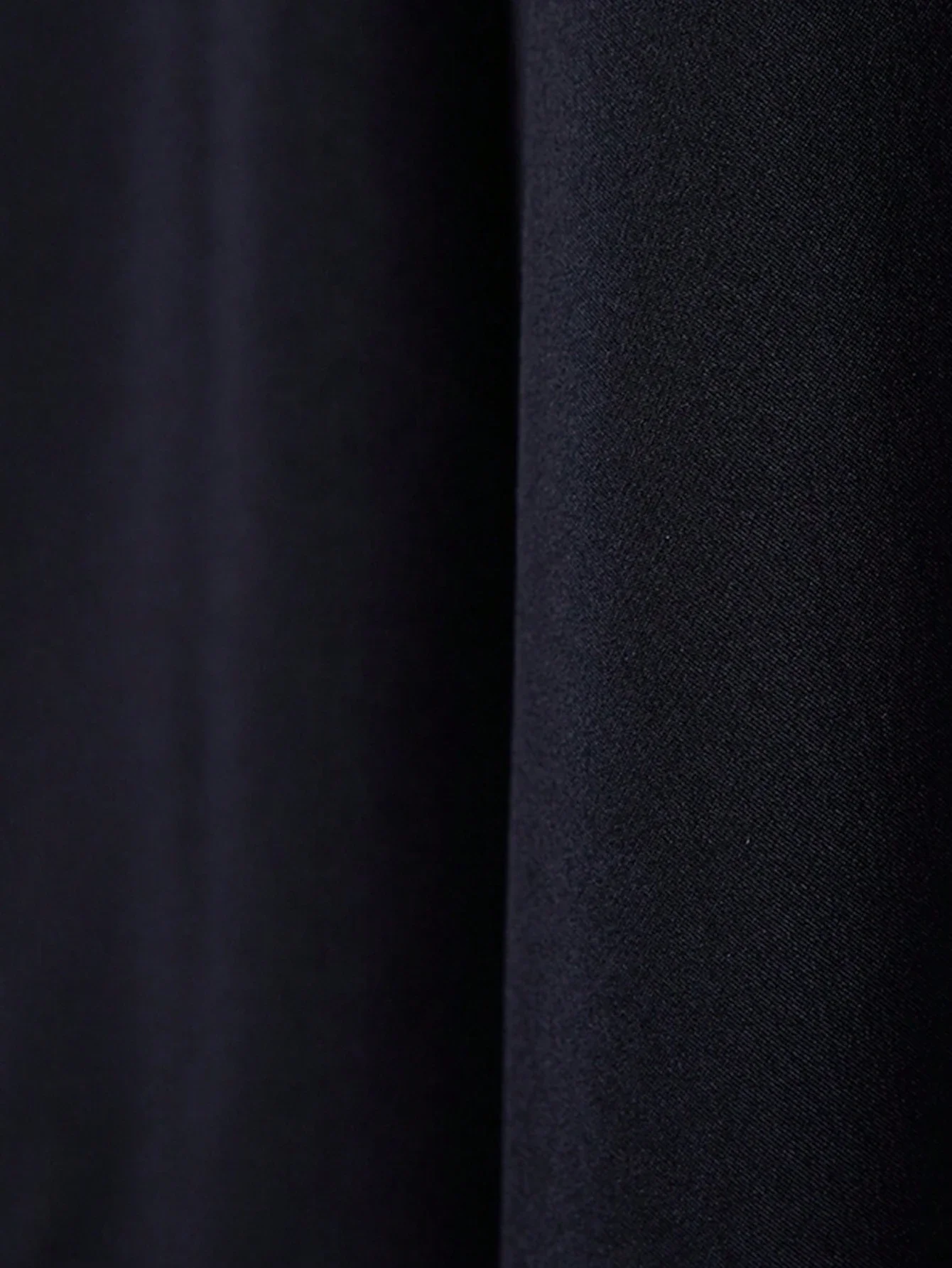 

Loose Solid Black Kimono Cover Up Beach Sun Protection Outerwear