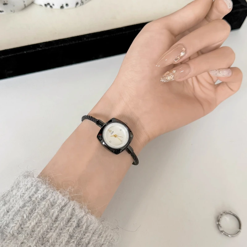 Womens Watches for Small Wrists Quartz Watch Bangle Bracelet Style Steel Orologio Ladies Luxury Wristwatch Diamond Clock