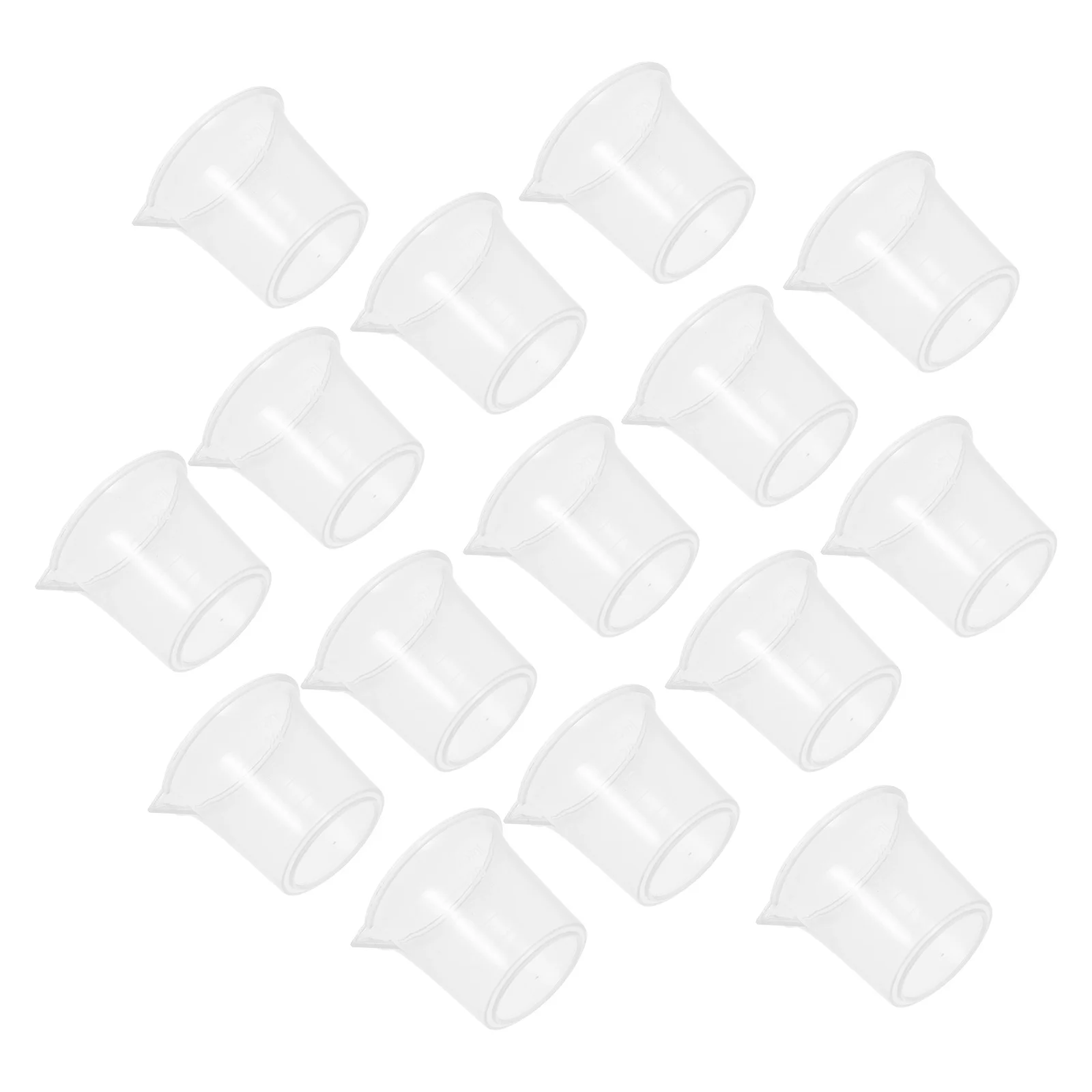 

15Pcs Plastic Graduated Beakers 25Ml Urine Test Sampling Cups for Reusable Acid Alkali Resistant Measurement Cup