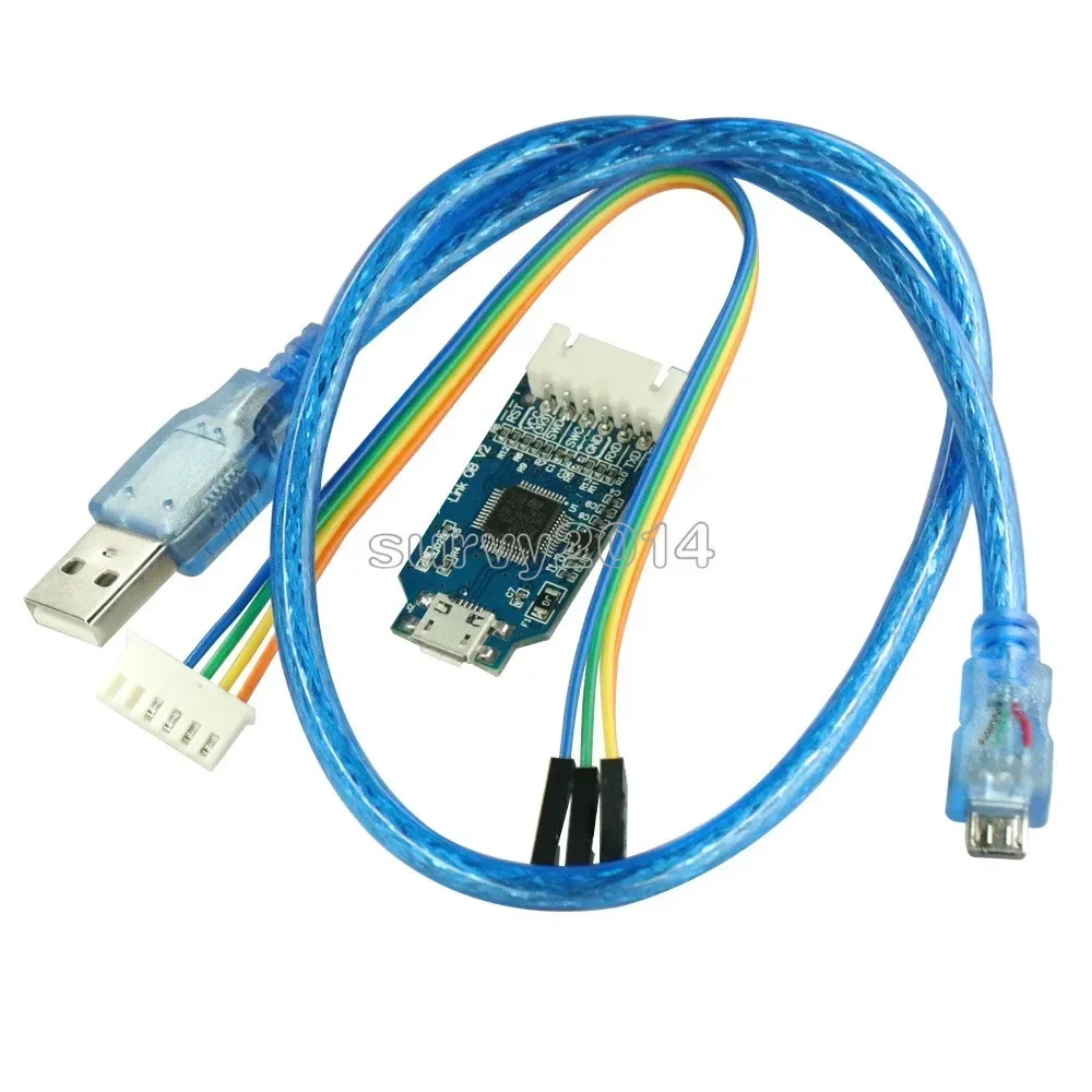 

OB ARM Emulator Debugger Programmer Downloader Replace V8 SWD M74 for Arduino J-Link with Micro USB Cable 4 Pin Jumper Wire