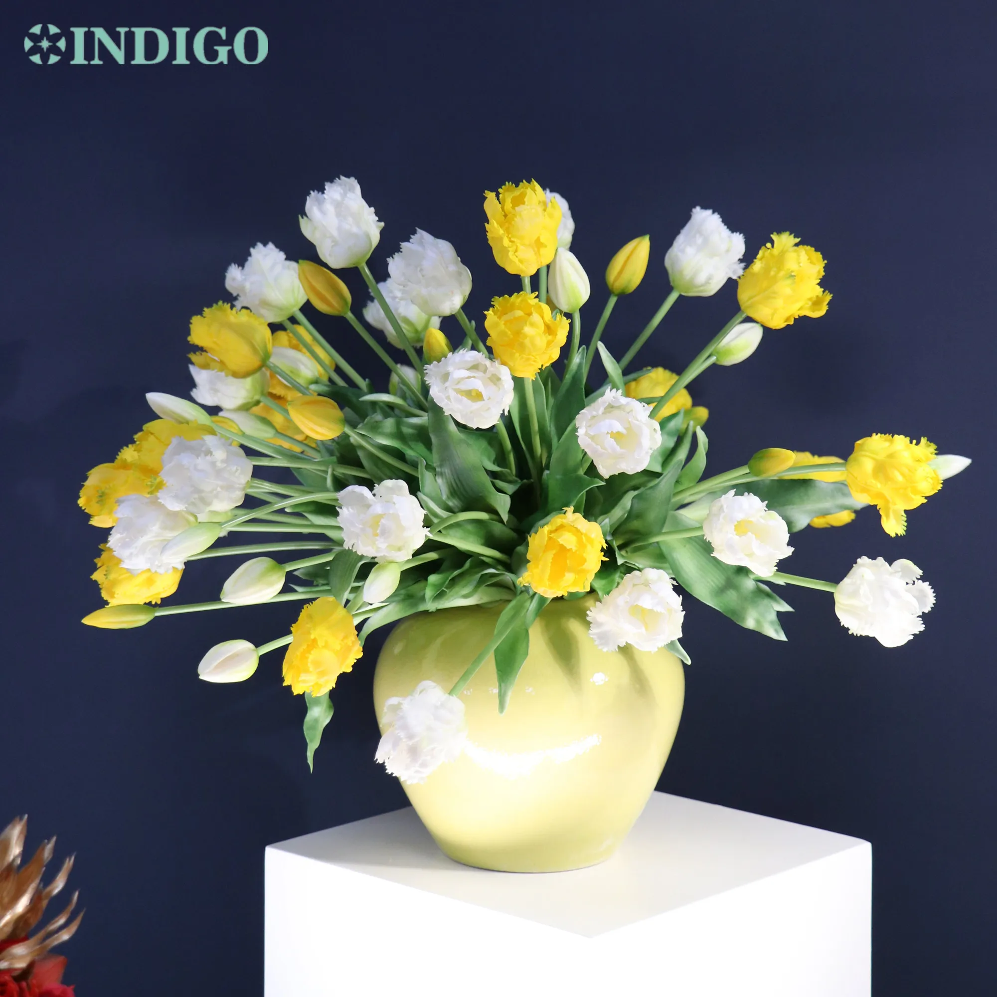 

Miranda-Tulip Bud Soft Silicone Petals, Table Decor, Artificial Flower, House Warming Gift, 50PCS