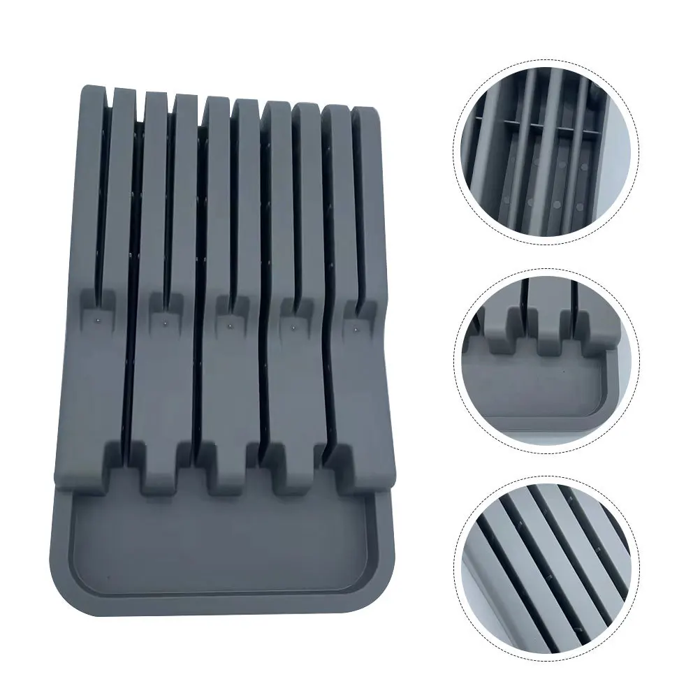 

Cutter Rack Plastic Kitchen Organizer Stand For Knives Cutlery Tableware Storage Container Household Cutter Holder