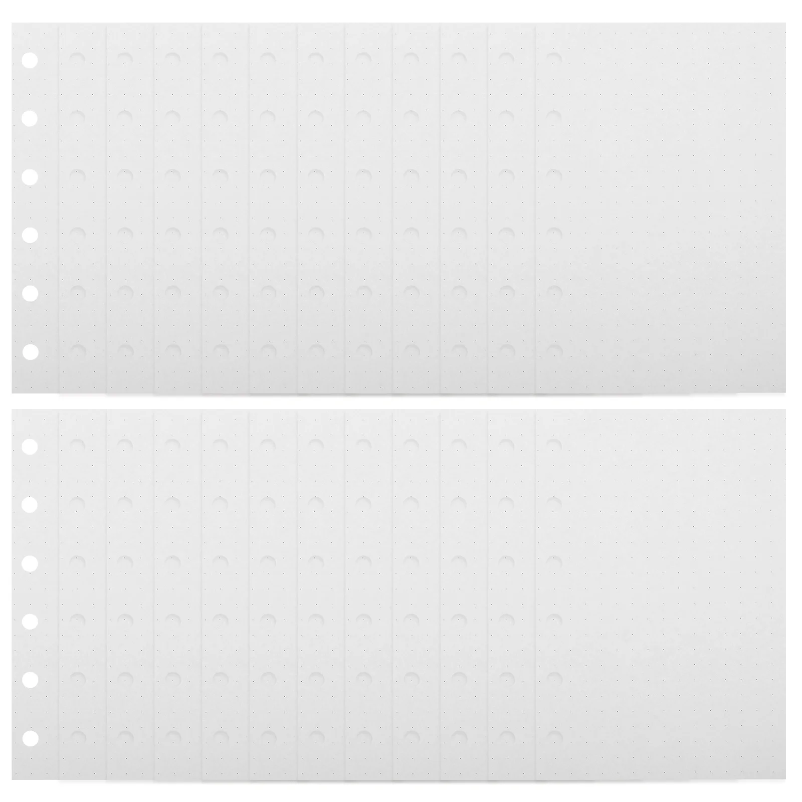 

100 Sheets Loose Leaf Refill Paper A5 Binder Insert Note Replacement Paper for Study Office Supplies Stationery