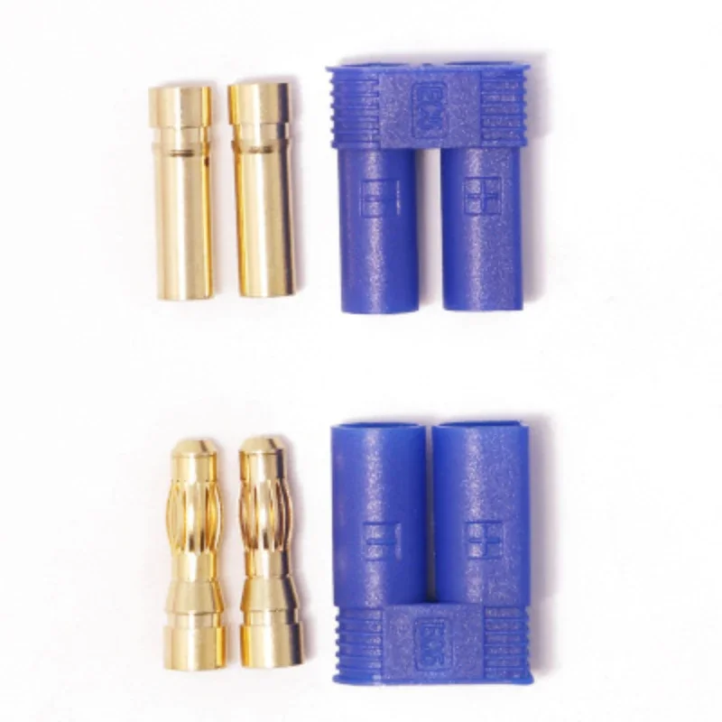 1 Pair EC5 connector kit male and female Bullet  Gold Plated Banana Plug for RC Connector  parts ec5 male female