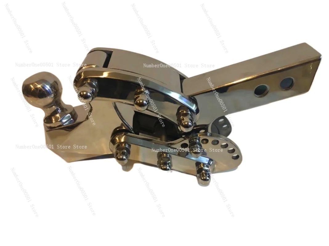 Adjustable Drop Hitch 2 Inch Receiver Stainless Steel Tow Hook Hitch Receiver Riser